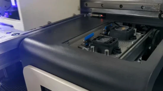2 XP600 Dx8 헤드 A3 크기 디지털 평판 LED UV Dtf 프린터